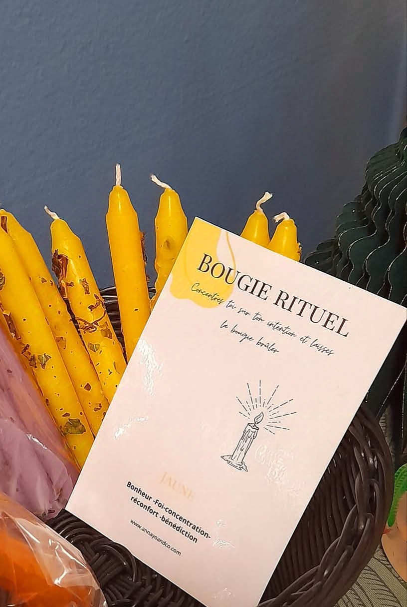 Bougie rituelle-bonheur-confiance-succès