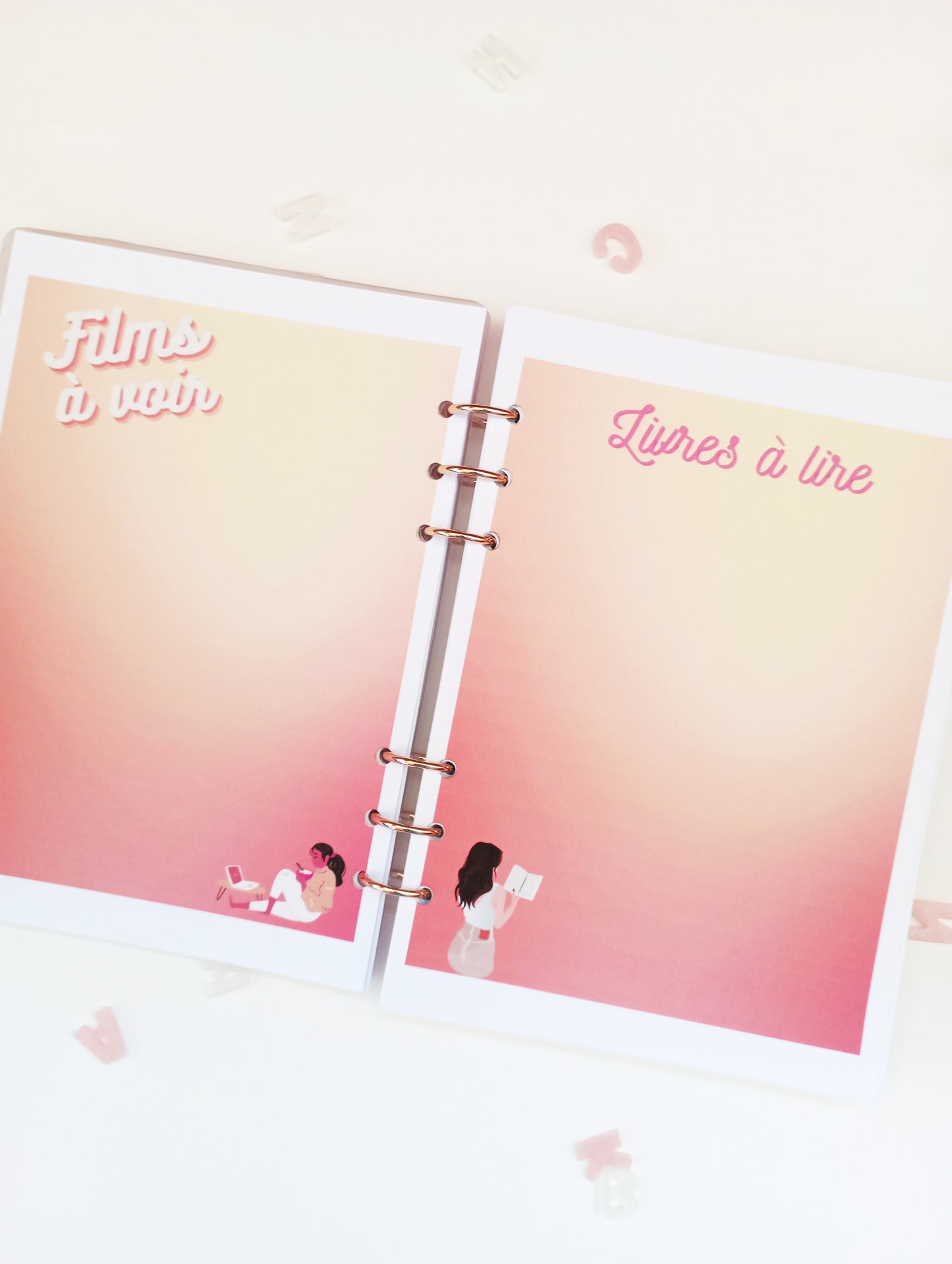 Le planner d'une Girl Boss-Version résine