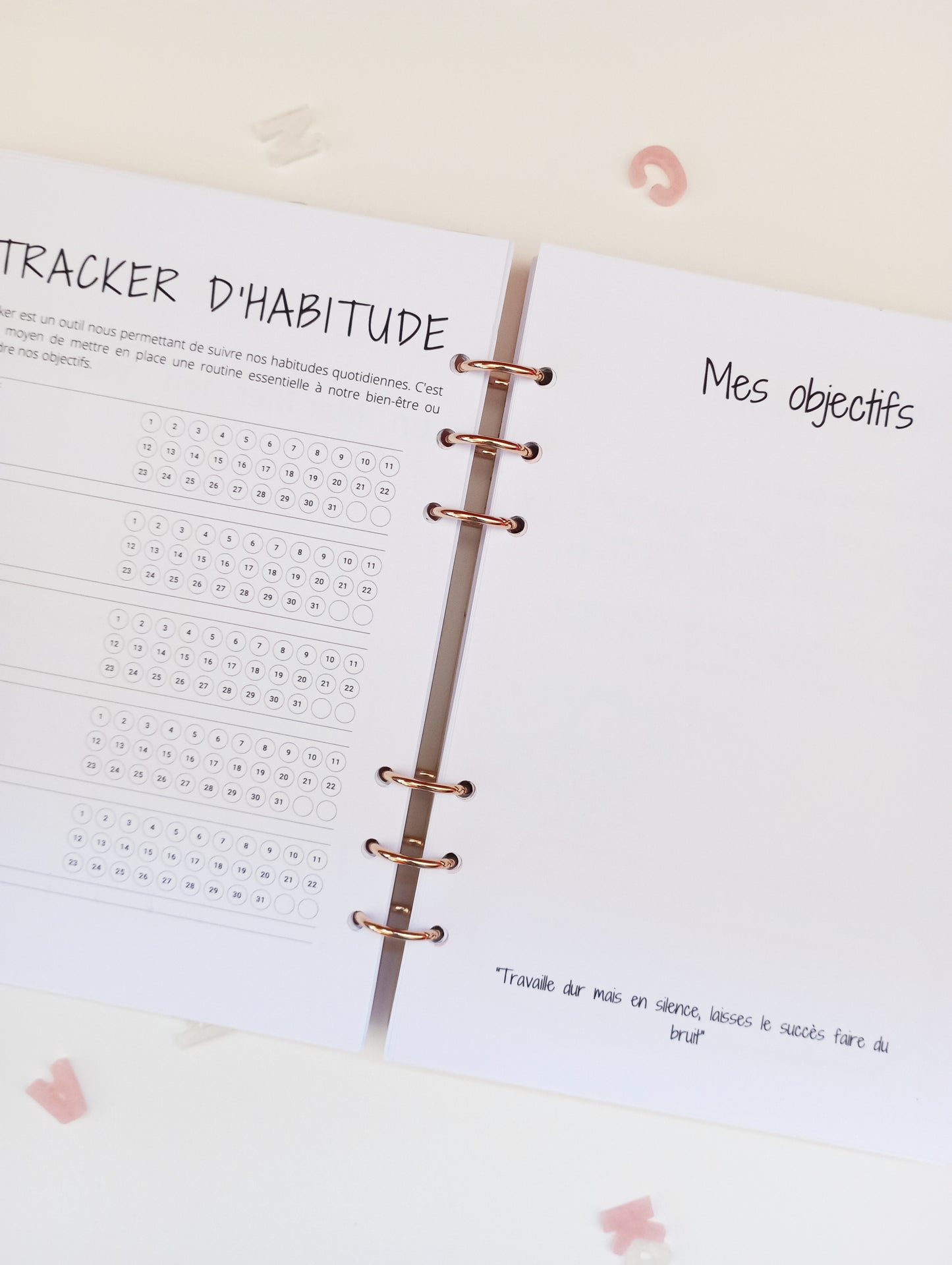 Le planner d'une Girl Boss-Version résine